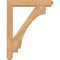 Ekena Millwork Imperial Craftsman Smooth Bracket w/ Offset Brace, Western Red Cedar, 5 1/2"W x 28"D x 36"H BKT0604X28X36IMP04SWR - alternate 2